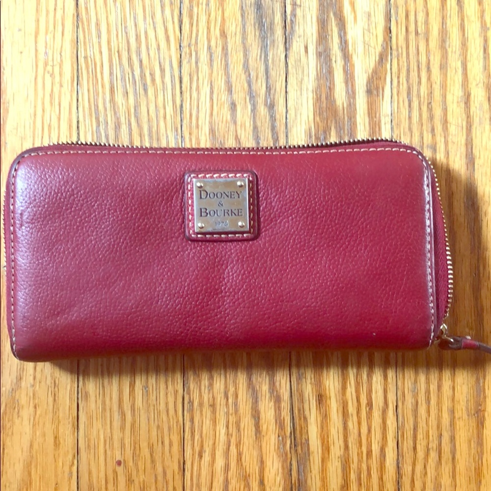 Used red wallet.